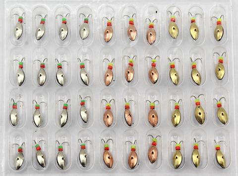 Фото мормышка паяная "рвс" "коза" тип 2-133, крючок mustad /40 шт/