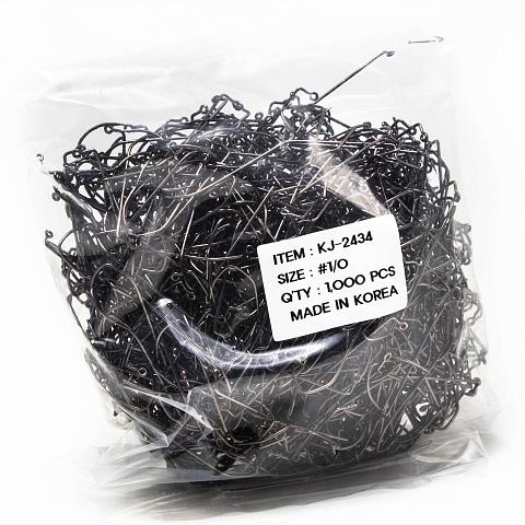 Фото крючок джиговый kumho kj-2434, №3/0 bn (1000 шт./упак.)