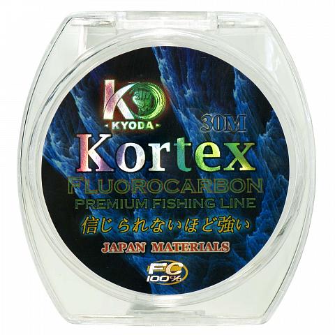 Фото kortex флюорокарбон d-0,25 мм, l-30 м, разрывная нагрузка 5,30 кг (6шт/упак)