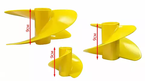 Фото секция шнека пластиковая ледобура "kyoda" d130 мм