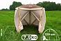 Фото шатер туристический kyoda 5 сторон, р.260*260*226см, плотн190т, 210d, столб воды 3000мм, вес 7,9кг
