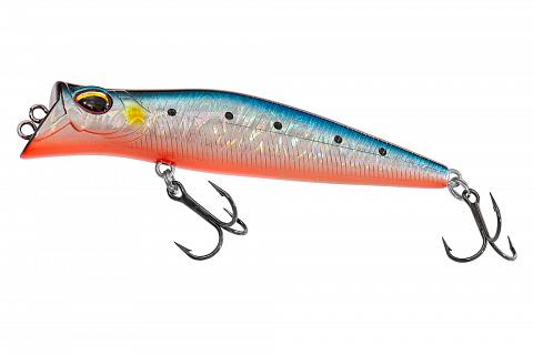 Фото воблер kyoda pocky minnow-80f, длина 80 мм, вес 6,5 гр, цвет p1043 заглубление 0 - 0,2 м.