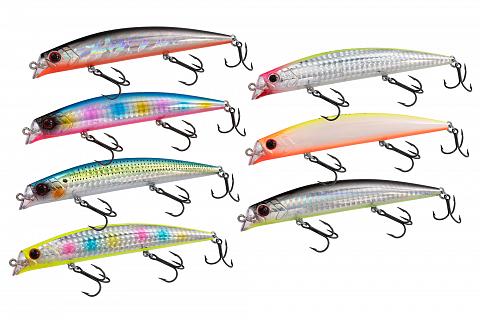 Фото воблер kyoda veron minnow-120f, длина 120 мм, вес 17  гр, цвет p2204, заглубление 0,1-0,6 м