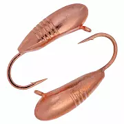Фото овсинка свинцовая d 6,0 мм, вес 2,97 гр, медь /10 шт/