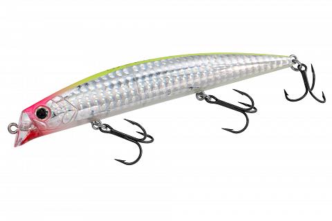 Фото воблер kyoda veron minnow-120f, длина 120 мм, вес 17  гр, цвет p2208, заглубление 0,1-0,6 м