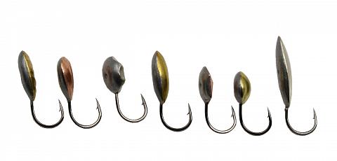 Фото мормышка паяная "рвс" тип-16/1, крючок mustad /45 шт/