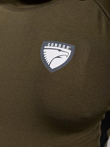Фото термобелье "condor", "thermo24", нательное, комплект, полиэстр 92%, спандекс 8%, цвет хаки, р-р 4xl