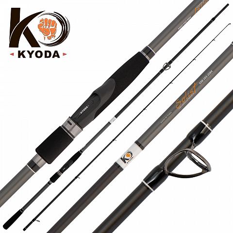 Фото спиннинг kyoda solist, длина 2,65 м, тест 20-84 гр, штекер