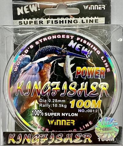 Фото power kingfisher  winner d-0,18 мм, l-100 м, цвет серый (10 шт)